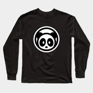 OG Panda Logo Bambu Brand Black White Cute Chubby Bamboo Wild Forest Long Sleeve T-Shirt